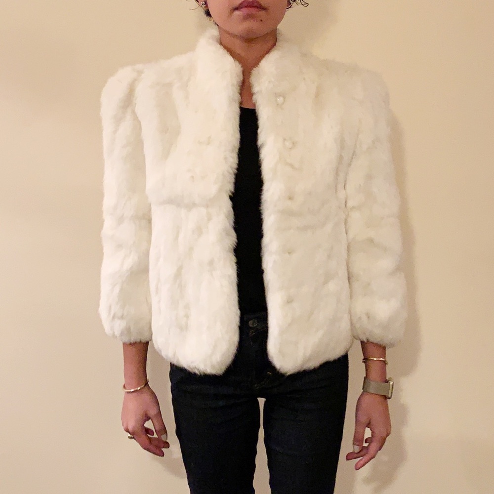 Jordache Rabbit Fur Jacket